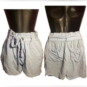 Helium London High Waist Blue Shorts